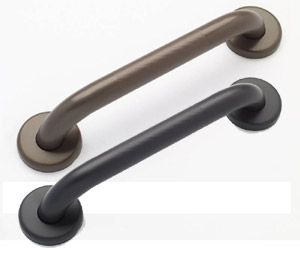 1-1/4" Diameter - Oil Rubbed Bronze Grab Bar - Knurled Finish