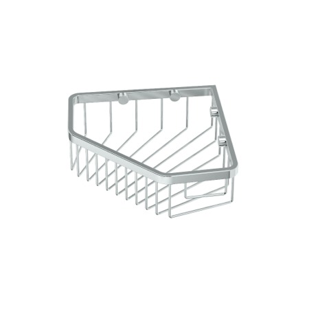 Gatco 8-1/2" x 2-1/4" Chrome Corner Shower Basket