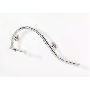 Life Line 1-1/4" Right Hand Grab Bar with Toilet Paper Holder