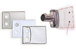Unique Bath - Crescent Plates - Shower Rod Mounting Hardware