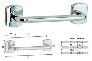 Cabin Grab Bar (STAINLESS STEEL POLISHED CHROME)