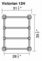 Wesaunard� "Victorian" VIC-12 Towel Warmers