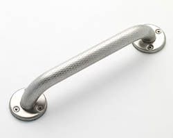30" x 1-1/4" Diameter Straight Stainless Steel Grab Bar with Exposed Screws and Shur-Grip Finish