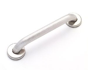 18" x 1-1/4" Diameter Straight Stainless Steel Grab Bar with Concealed Screws and Shur-Grip Finish