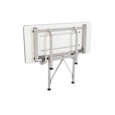 GBS Effortless Touch Phenolic Fold Down Shower Seat with Legs #3