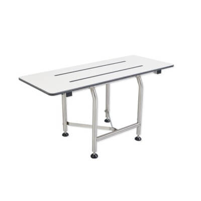 GBS Effortless Touch Phenolic Fold Down Shower Seat with Legs #2