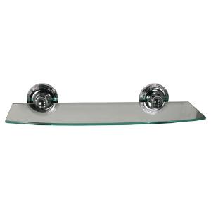 Allied Brass Que New 18" Glass Shelf with 3/8" Thick Tempered Glass