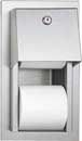 ASI Recessed Dual Roll Toilet Paper Dispenser Stainless Steel