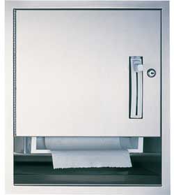 ASI Recessed Roll Paper Towel Dispenser