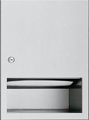 ASI Simplicity Recessed 475 Multi-Fold 350 C-Fold Paper Towel Dispenser