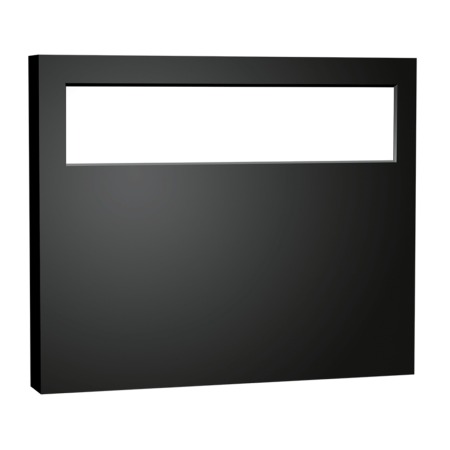 ASI Surface Mounted Toilet Seat Cover Dispenser with Matte Black Powder Coated Finish