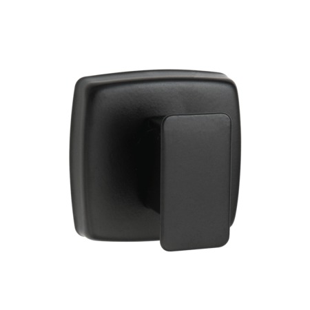 ASI Surface Mounted Single Robe Hook with Matte Black Powder Coated Finish