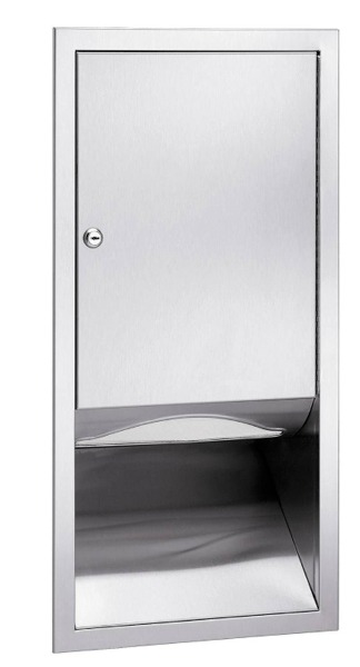 Bradley 247 Series 1000 Single Fold / 800 Multi-Fold / 500 C-Fold Paper Towel Dispenser