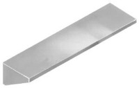 Bradley SA49 Series 4"D x 16"W Chase Mounted Stainless Steel Security Shelf