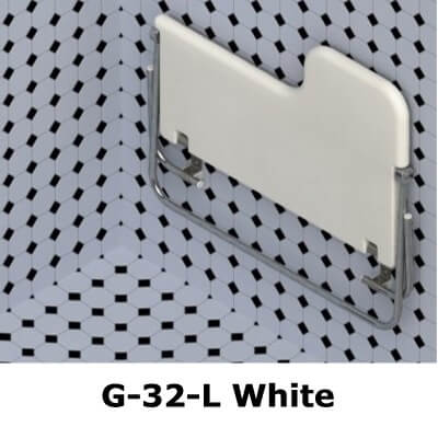 CD Sparling G-32-W-L Left Hand Folding Shower Seat #2