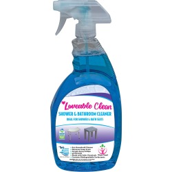 Loveable Clean EPA Safer Choice Plastic and Shower Furniture Cleaner in 32 oz. Spray Bottle