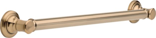 Delta Traditional 1-1/4" x 24" Grab Bar with Champagne Bronze Finish
