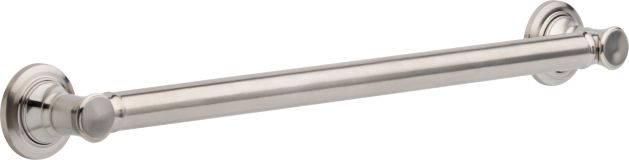 Delta Traditional 1-1/4" x 24" Grab Bar with Stainless Finish