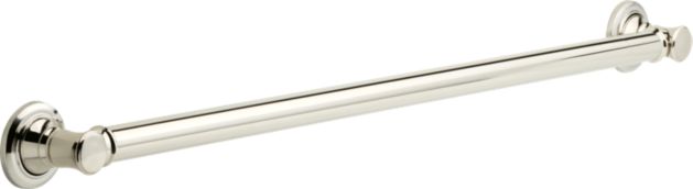 Delta Traditional 1-1/4" x 36" Grab Bar with Brilliance Polished Nickel Finish