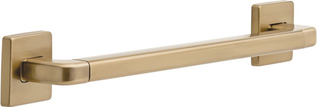 Delta Angular Modern 1-1/4" x 18" Grab Bar with Champagne Bronze Finish