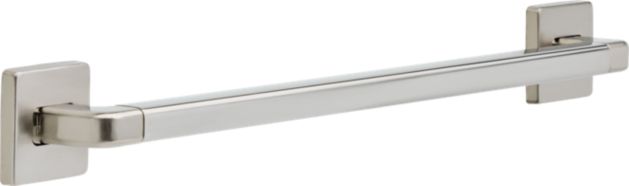 Delta Angular Modern 1-1/4" x 24" Grab Bar with Stainless Finish