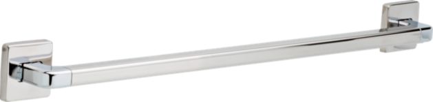 Delta Angular Modern 1-1/4" x 24" Grab Bar with Chrome Finish