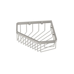 Gatco 8-1/2" x 2-1/4" Satin Nickel Corner Shower Basket