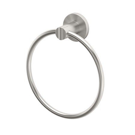 Gatco Channel 6-1/2" Satin Nickel Towel Ring