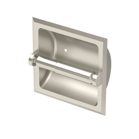 Gatco 6-1/4" Satin Nickel Toilet Paper Holder