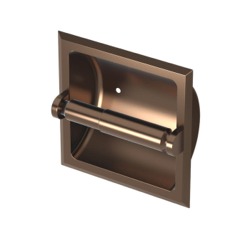 Gatco 6-1/4" Bronze Recessed Toilet Paper Holder