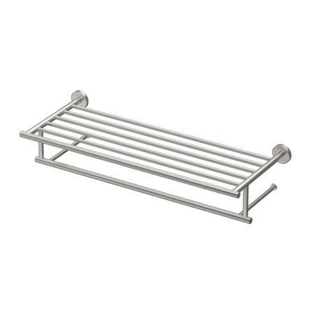 Gatco Latitude II 25-3/5" Satin Nickel Minimalist Towel Rack