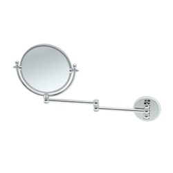 Gatco Premier 7-1/2" Chrome Magnifying Swinging Wall Mirror