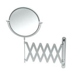 Gatco Premier 7-1/2" Chrome Accordion Wall Mirror
