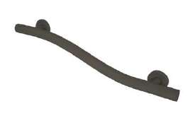 Life Line 36" Right Hand Oil Rubbed Bronze Wave Grab Bar