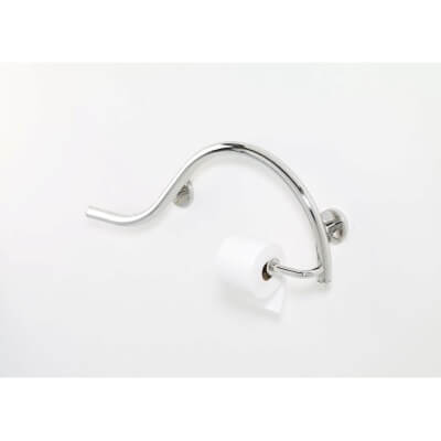 Life Line 1-1/4" Left Hand Grab Bar with Toilet Paper Holder #3
