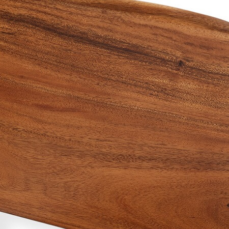 Live Edge Monkey Pod Hardwood Shower Seat #3