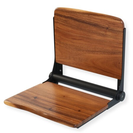 Live Edge Monkey Pod Hardwood Shower Seat #5
