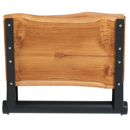 Live Edge Teak Hardwood Shower Seat #5