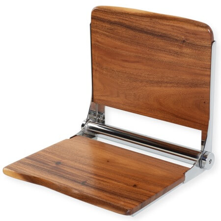 Live Edge Monkey Pod Hardwood Shower Seat