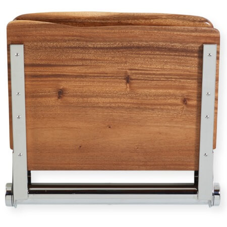 Live Edge Monkey Pod Hardwood Shower Seat #4