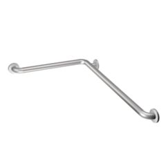 Moen Home Care 1-1/2" L-Shaped Grab Bar with Peened Finish