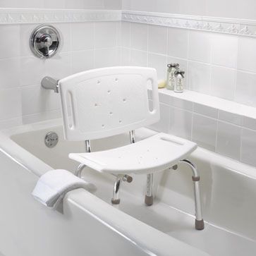 Moen Home Care Glacier Adjustable Tub & Shower Chair