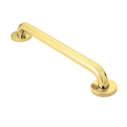 Moen Home Care 1-1/4" Grab Bar with Polished Brass Finish
