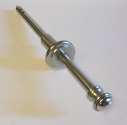 Paul Decorative Pull Out Garment Rod with 1" Traditional Knob Tip