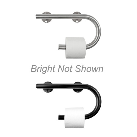 Ponte Giulio 1-1/4" Stainless Steel Grab Bars with Toilet Paper Holder