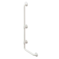 Ponte Giulio L-Shaped Bariatric Grab Bar with Reinforced Flange