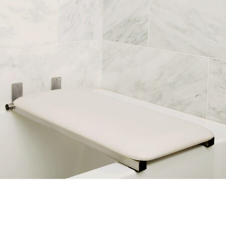 Seachrome 32" x 13-1/2" Folding Tub Seat with Satin Stainless Frame